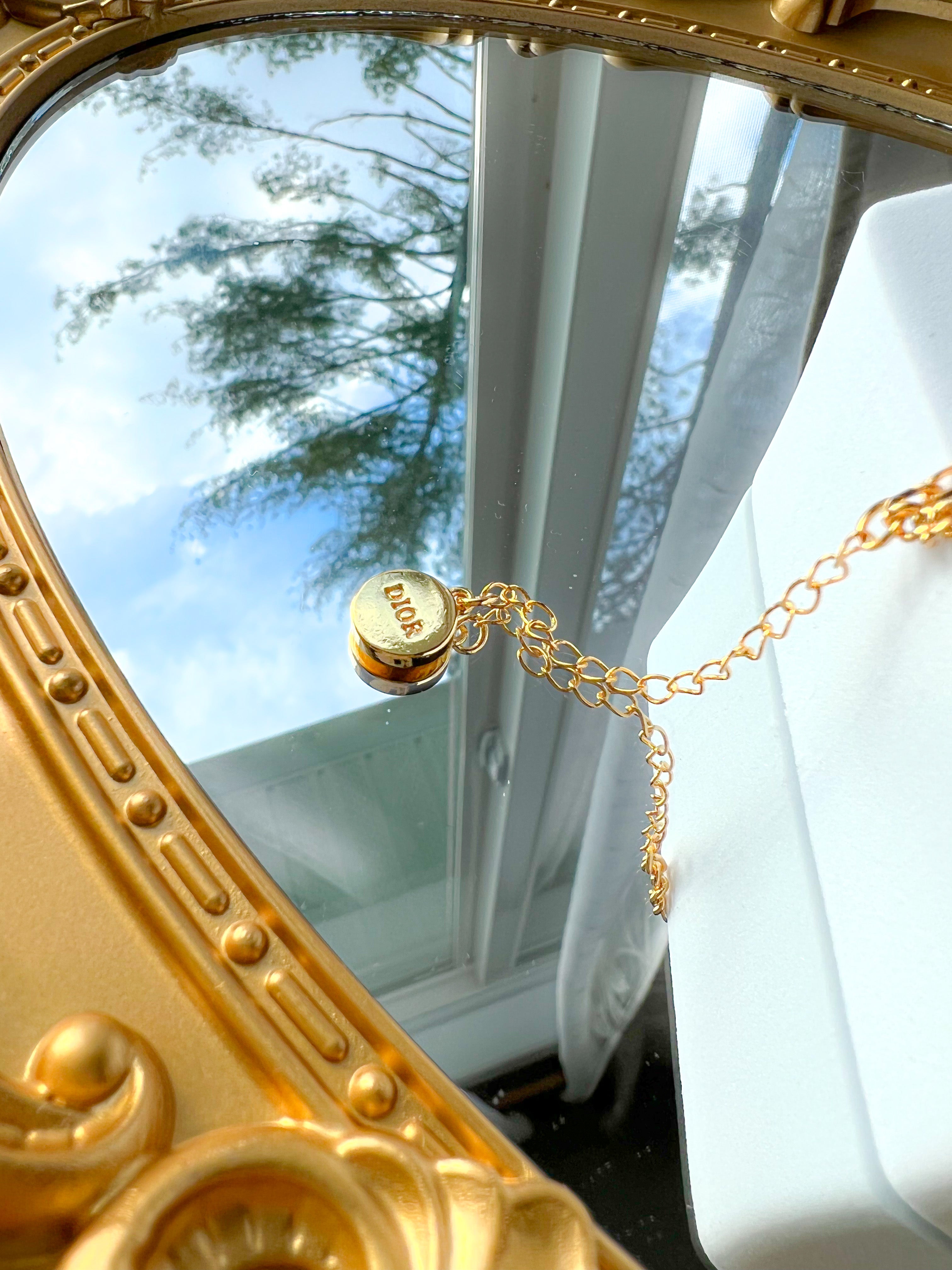 TOP Christian Dior Petit Double Bracelet - Gold