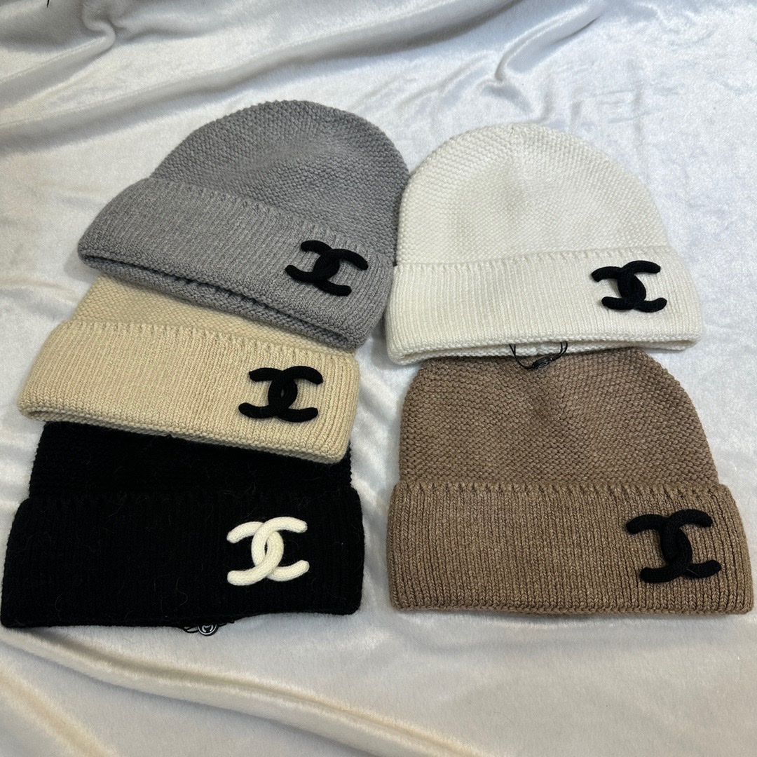 TOP CHANEL Knitted Hat - 5 Colour