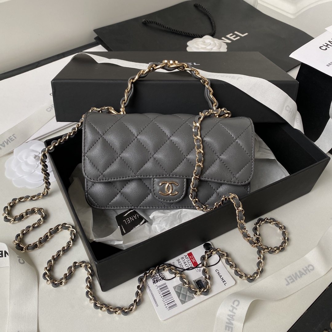 TOP CHANEL 23 Top Handle New Mobile Phone Bags 9.5X17X4 cm - 5 Colors
