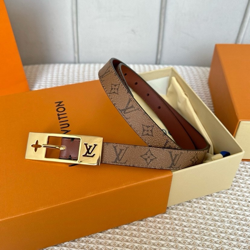 TOP Louis Vuitton LV Leisure Belt - 2.0CM - Brown