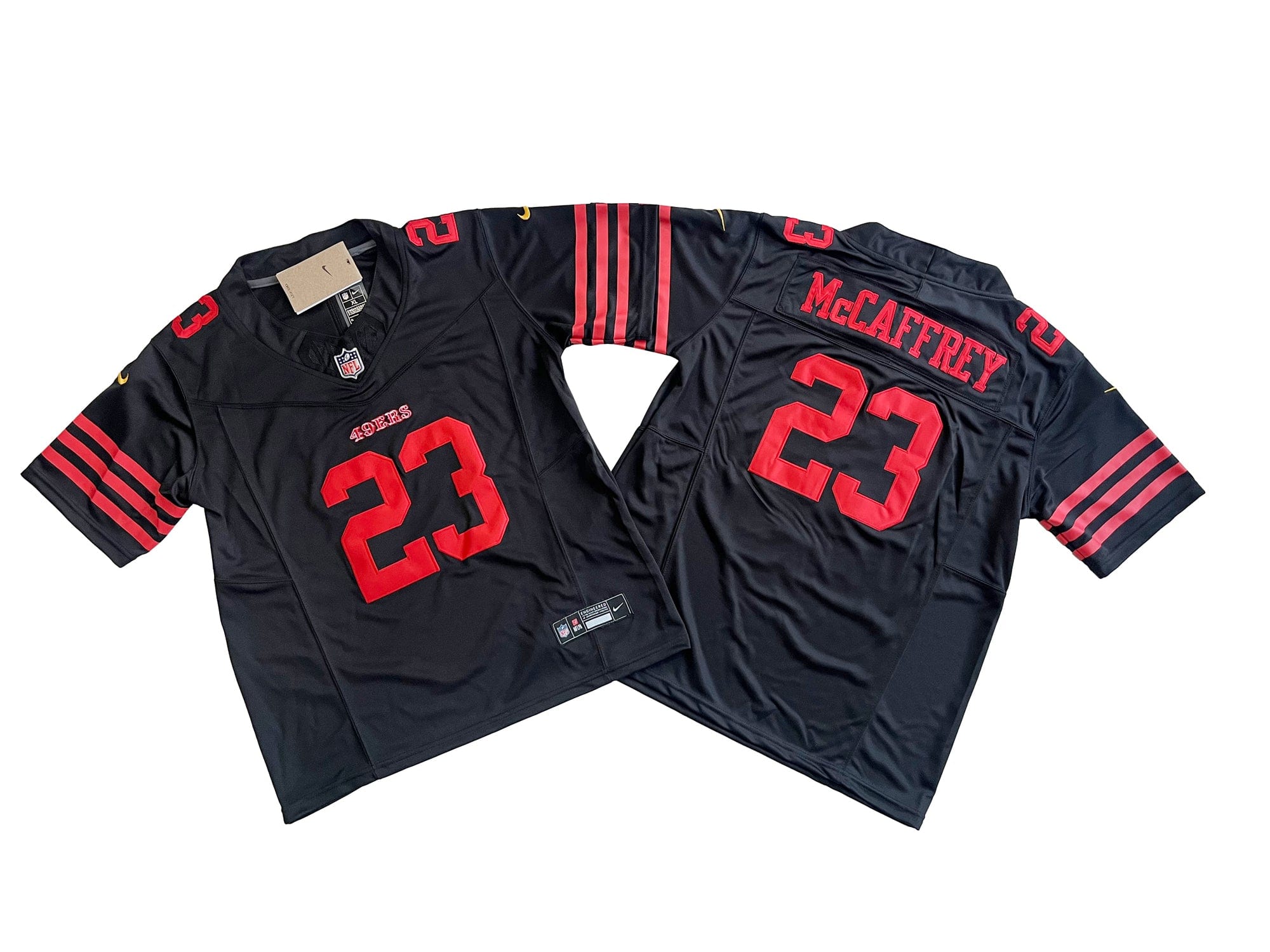 San Francisco 49ers 23# Christian McCaffrey Youth  Vapor F.U.S.E. Limited Jers