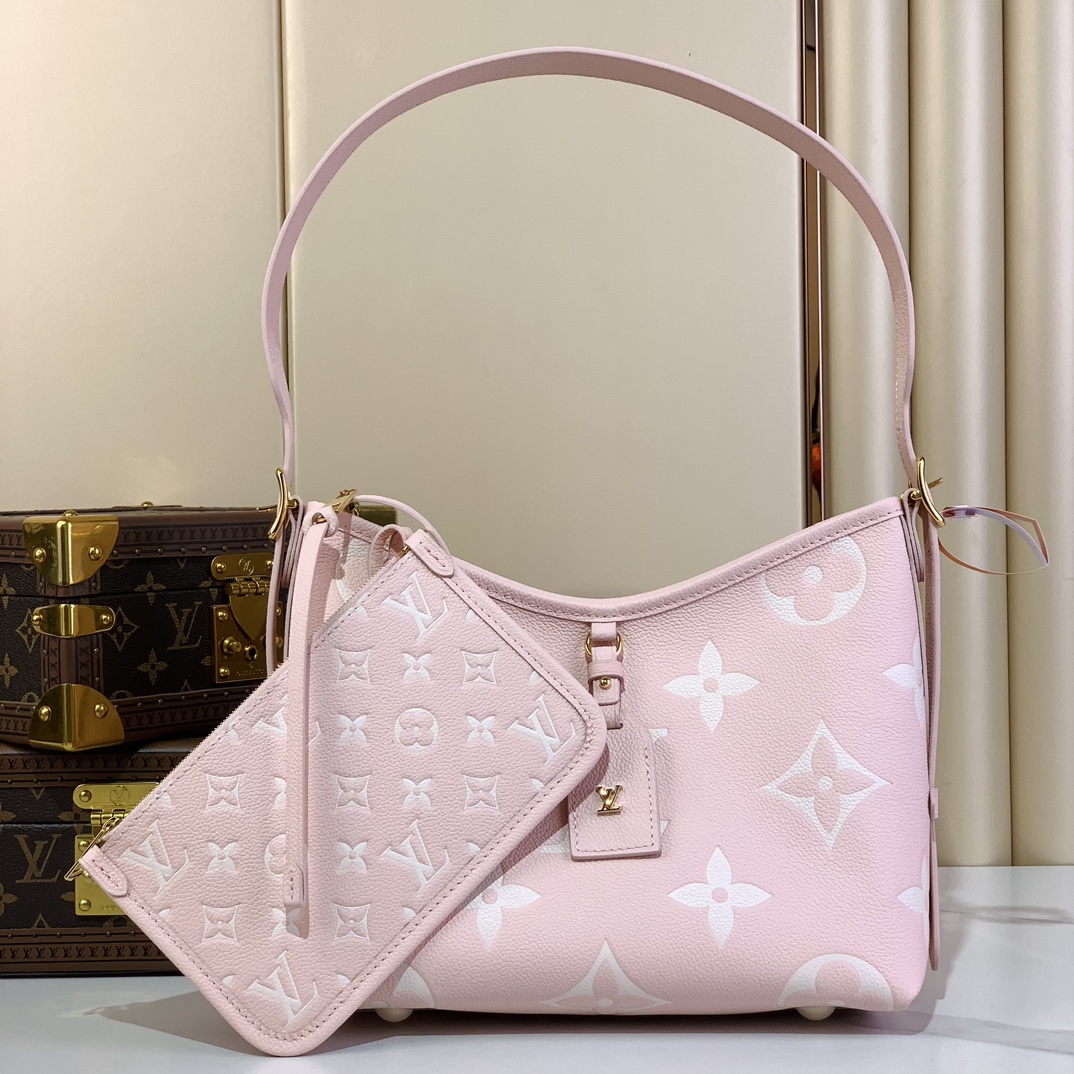 TOP Louis Vuitton LV  Carryall  Bag 24 x 12 x 29.5cm - Pink