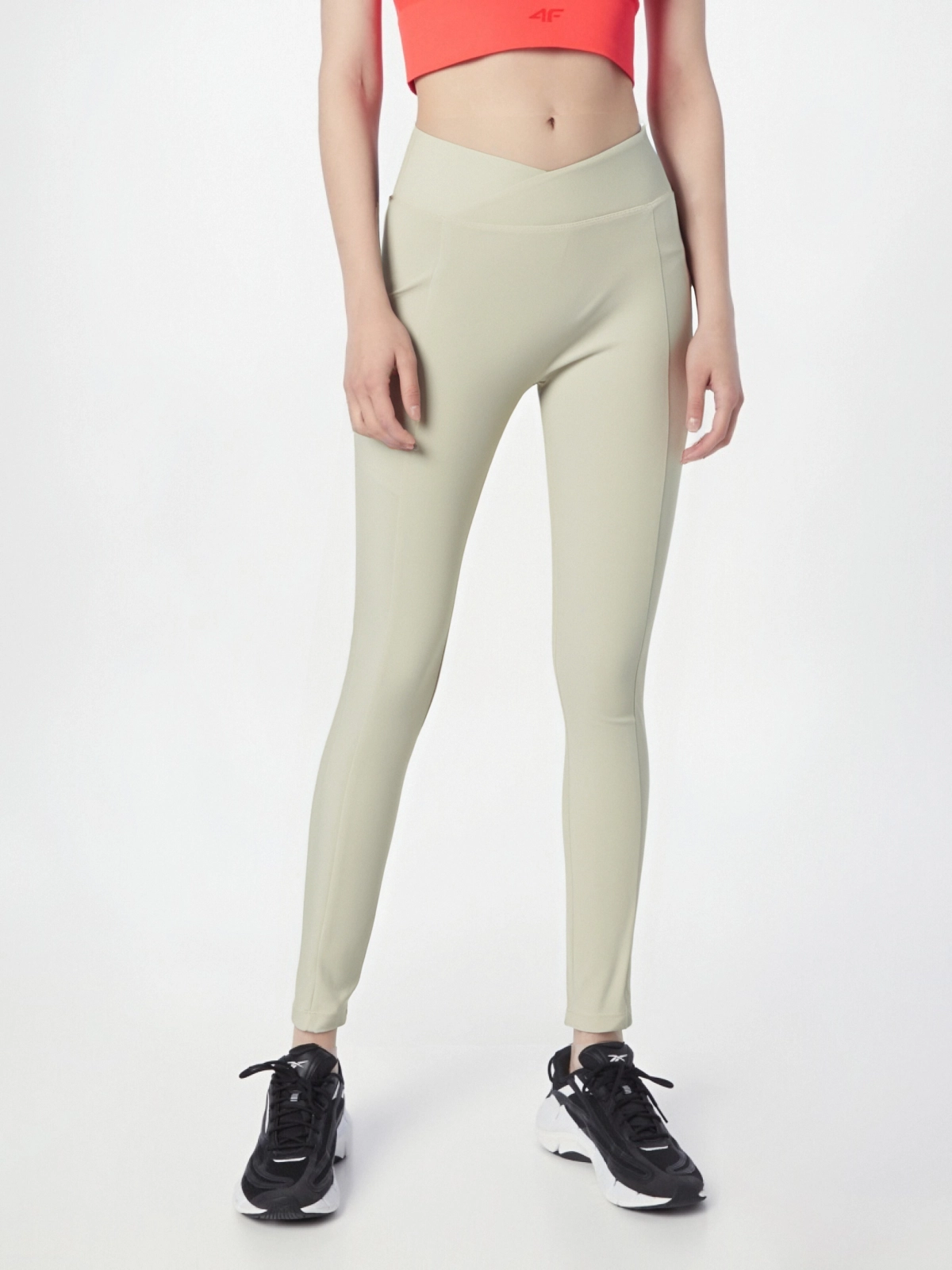 Womens Leggings with Pockets-Crossover High Waisted Bootcut Yoga Pants-Tummy Control Leggings