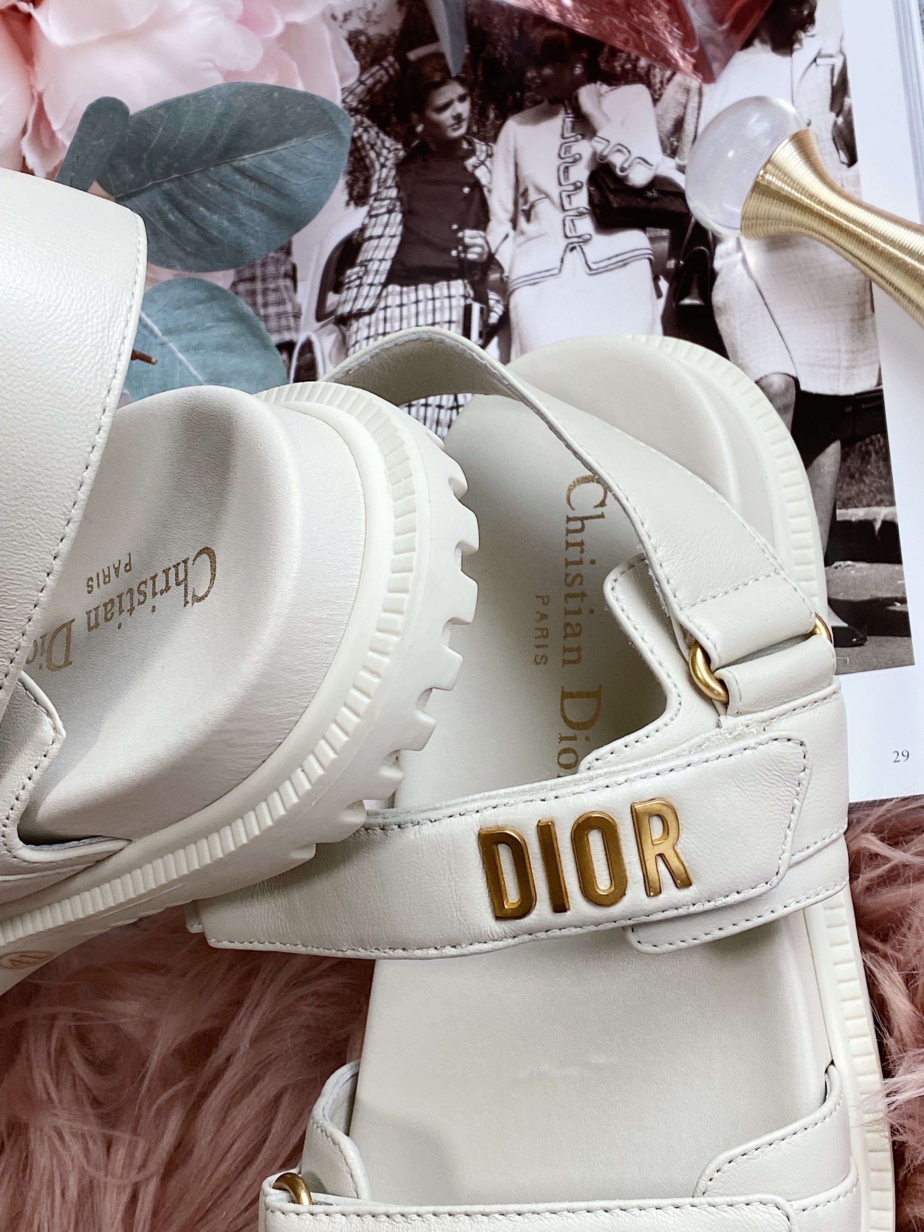 TOP Christian DiorAct Sandals Leather - 11 Colours