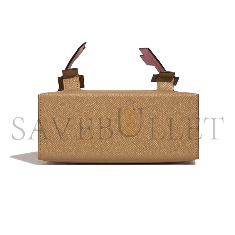 HERMÈS KELLY DOLE PICTO PALLADIUM HARDWARE (18*15*6cm)