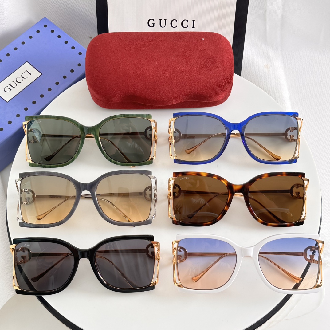 TOP GUCCI Sunglasses - 6 Colour