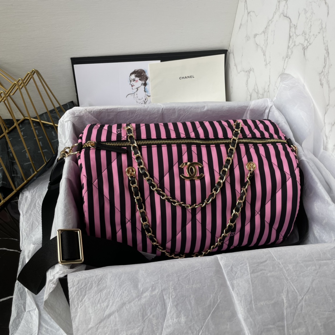 TOP CHANEL Cocobeach Bowling Bag 20x35x18cm - 2 Color
