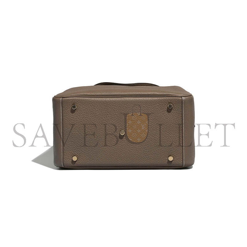 HERMÈS LINDY 30 CLEMENCE ETOUPE BAG (30*19*16cm)