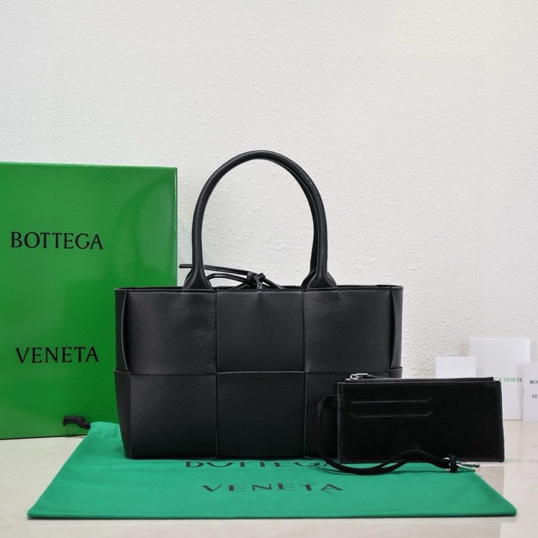 TOP Bottega Veneta BV Tote Bag 30*20*11.5cm- Black