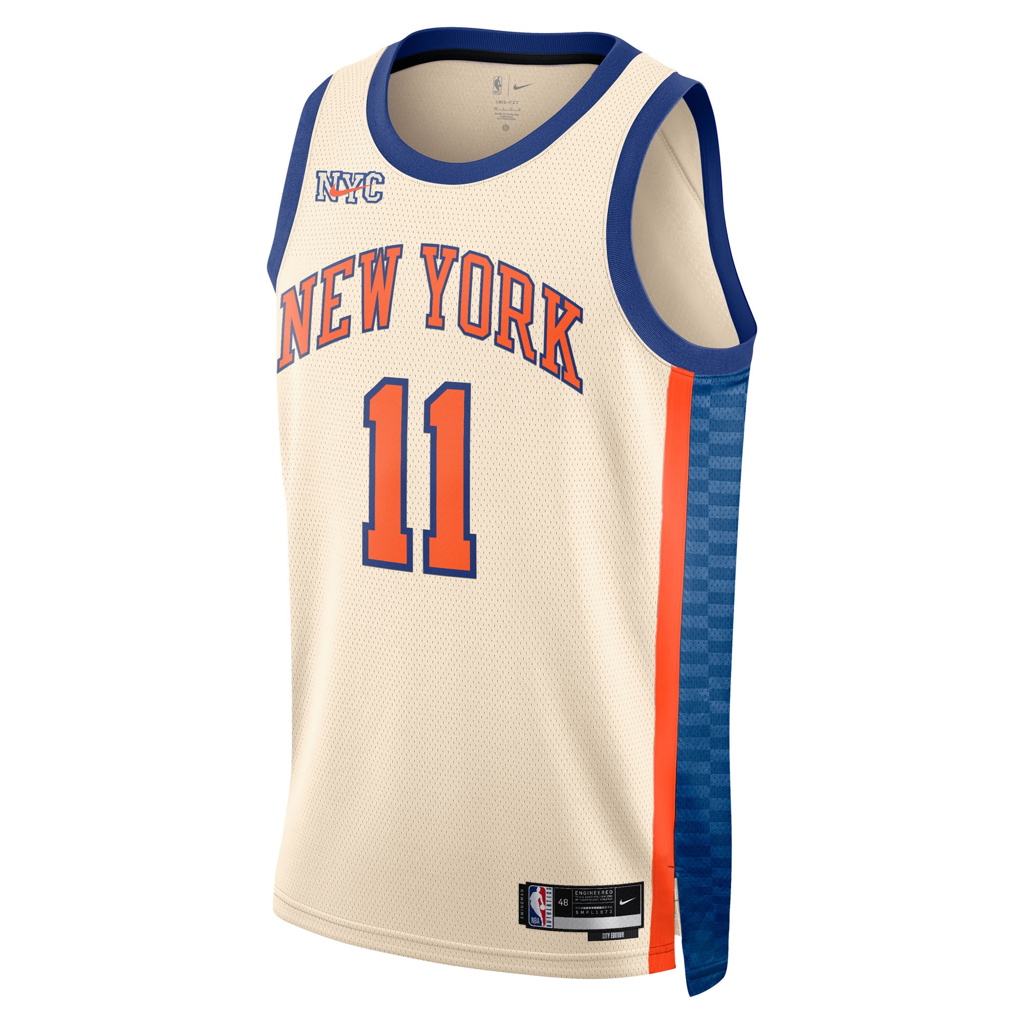 Jalen Brunson New York Knicks 2025/2026 Jersey - Cream