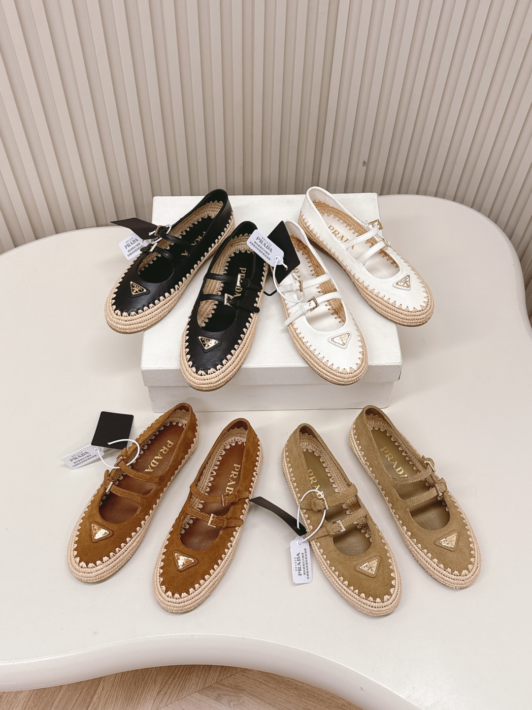 TOP PRADA Mary Jane Shoes - 4 Color