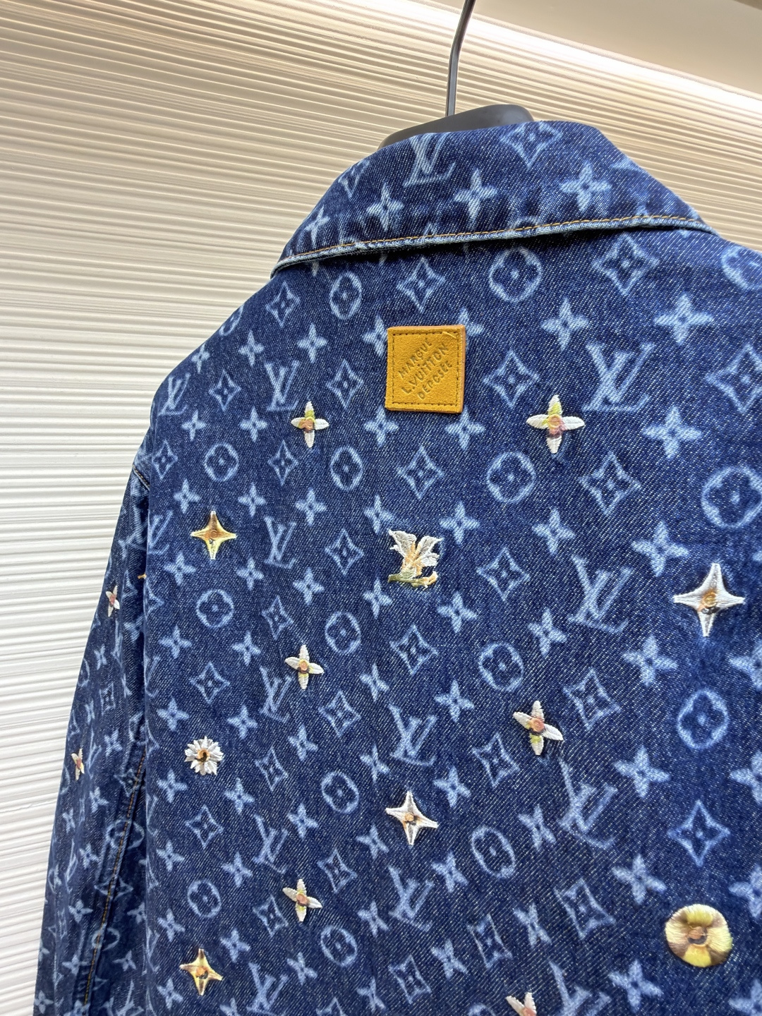 LOUIS VUITTON 字母提花雏菊刺绣牛仔外套