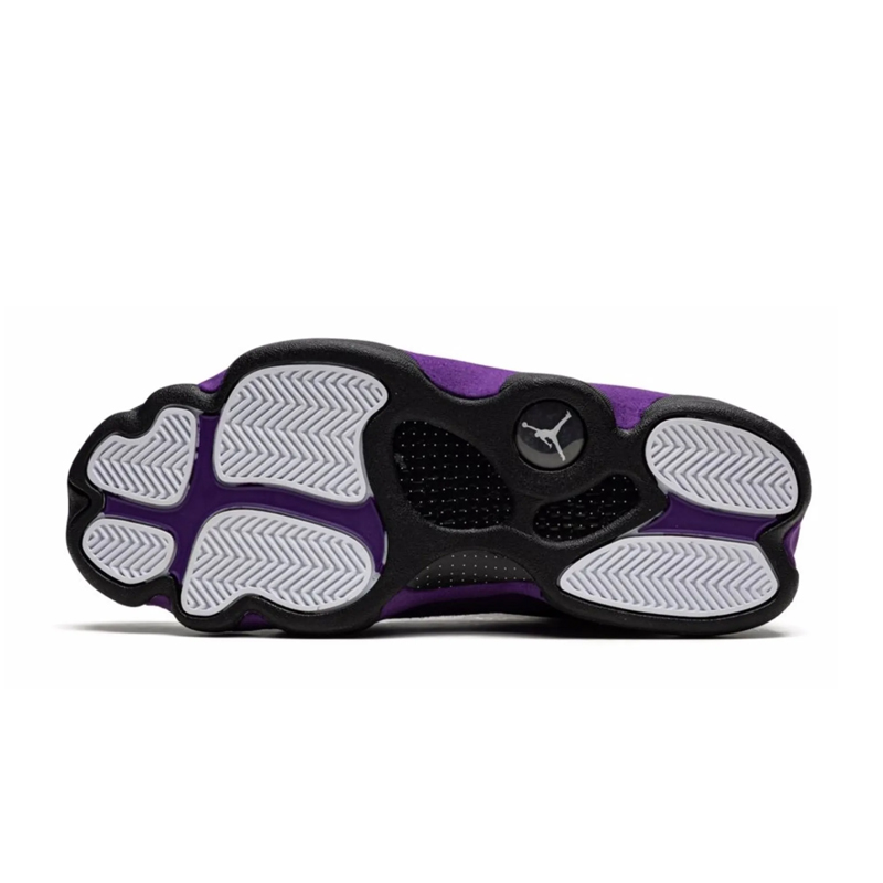 Nike Air Jordan 13 Retro Black Purple Basketball Shoes For Men