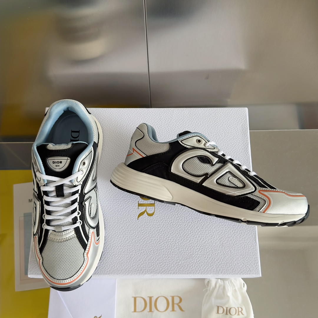 TOP Christian Dior B30 Low Top Sneakers - Gray