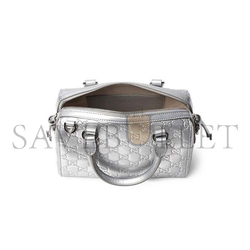 GUCCI GG EMBLEM SMALL BOSTON BAG 848889 (20.5*14*11.5cm)