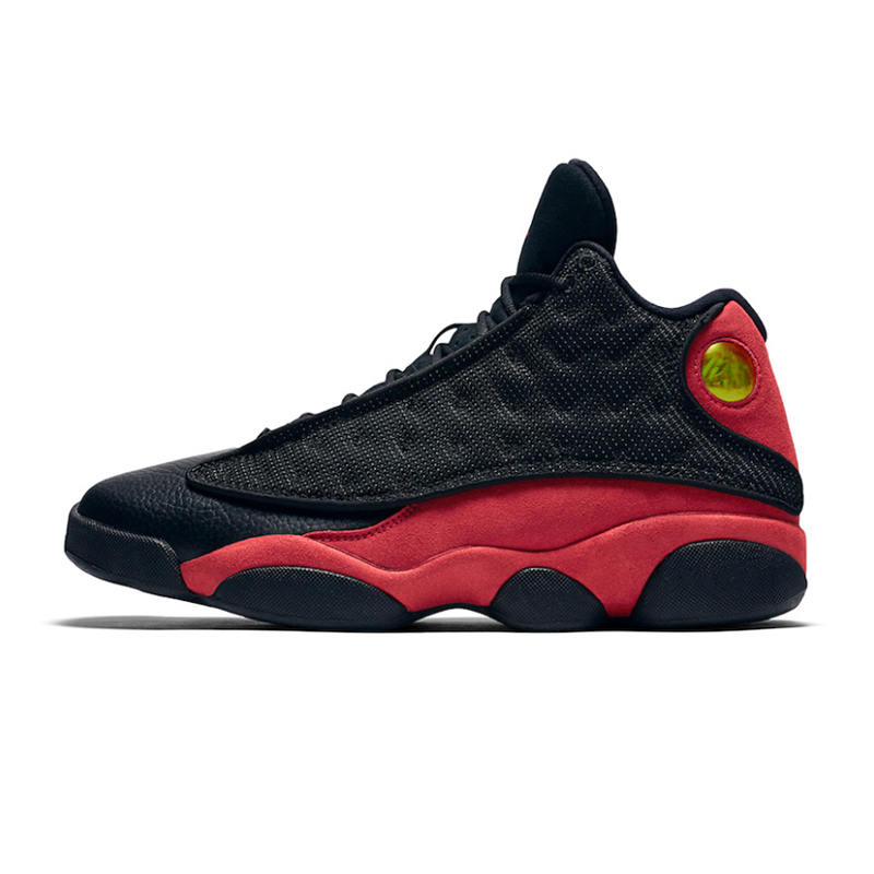 Nike Air Jordan 13 Retro Black Red Basketball Shoes For Men