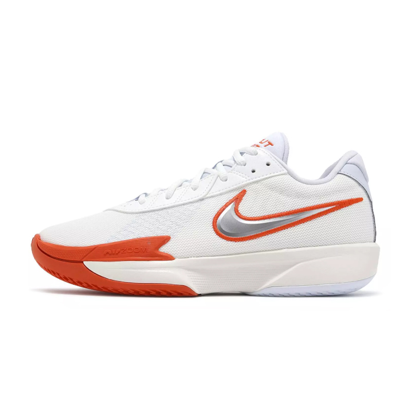 Nike Air Zoom GT Cut Academy White Picante Red Basketball Shoes For Men