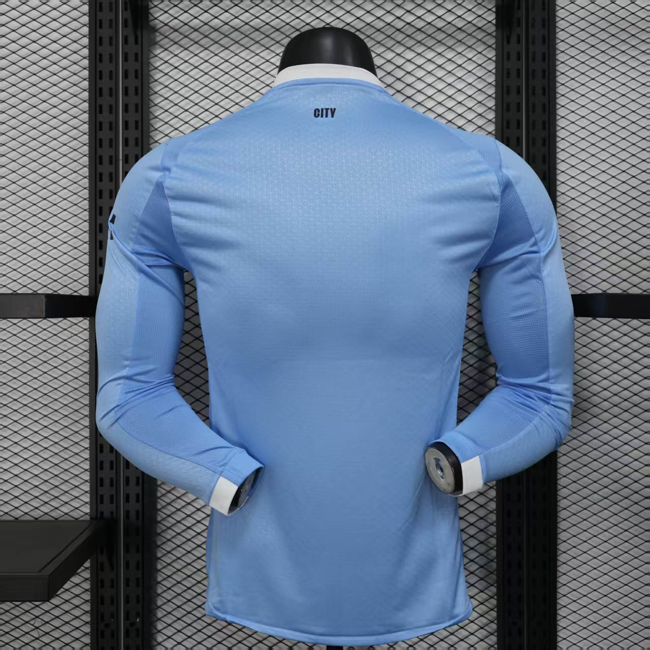 2025/2026 Player Version Long Sleeve Manchester City Home Football Shirt 1:1 Thai Quality
