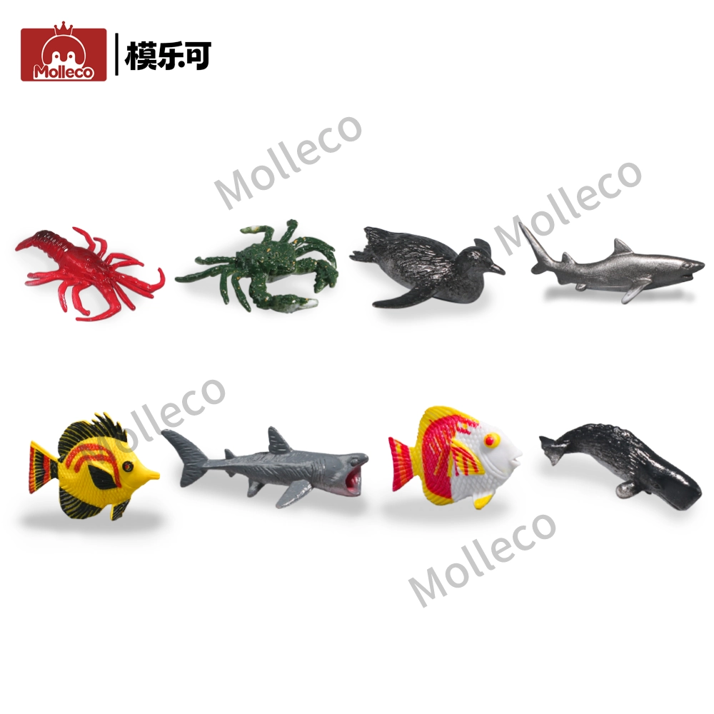 Molleco Marine Animal Figure Toys for Kids and Children King Crab CP106