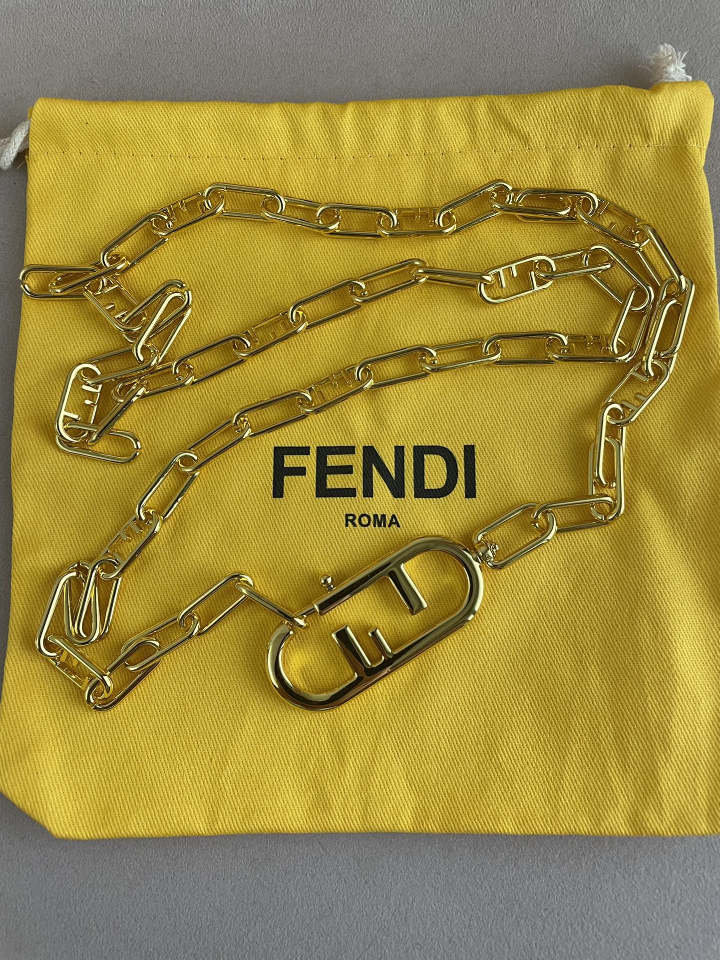 TOP FENDI Waist Chain - Gold