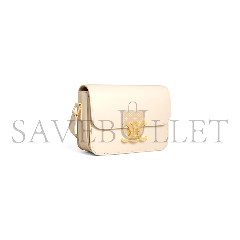 CELINE TEEN TRIOMPHE BAG IN SHINY CALFSKIN 188423BF4.01CR (18.5*13.5*7cm)