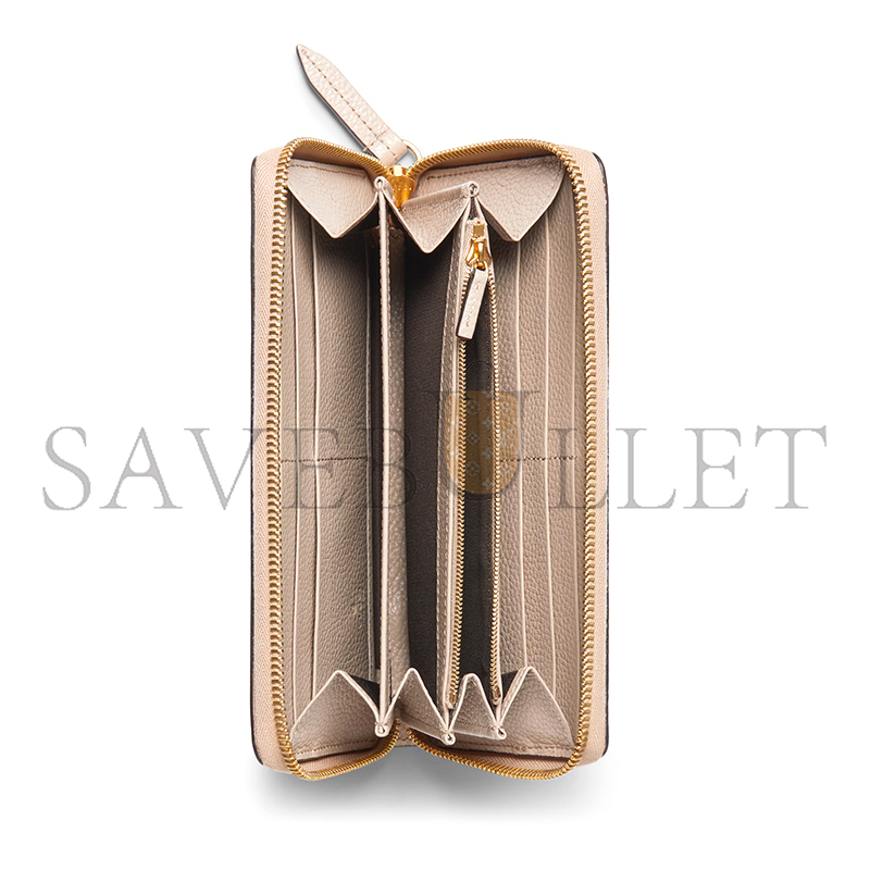GUCCI BI-COLOR GG MARMONT ZIP AROUND WALLET 456117 (19*10.5*2cm)