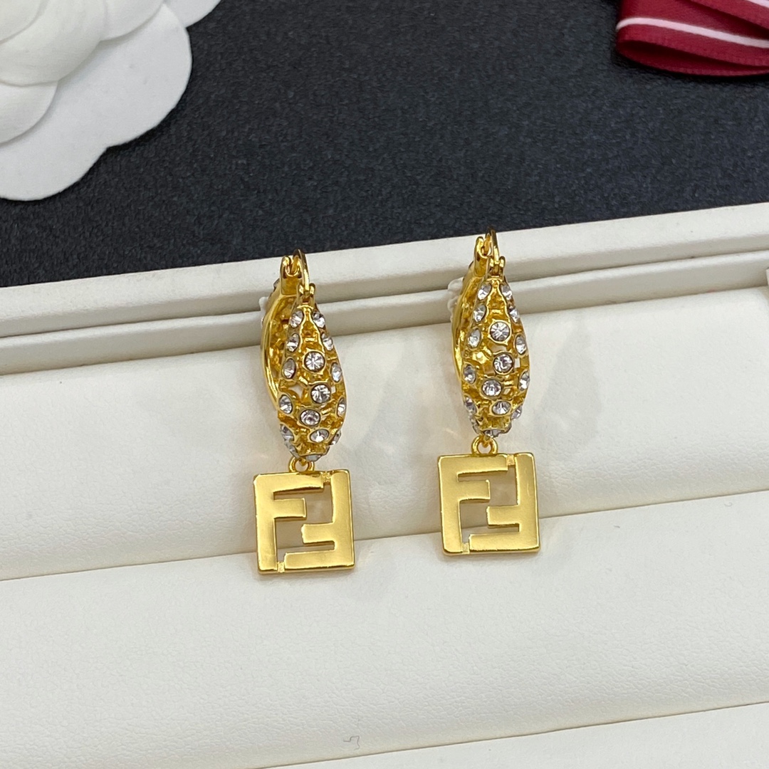 TOP FENDI FF Earrings - 2 Colors