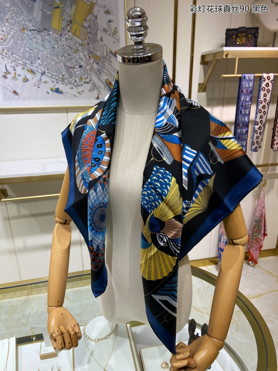 TOP HERMES Silk Square Scarf - 2 Color