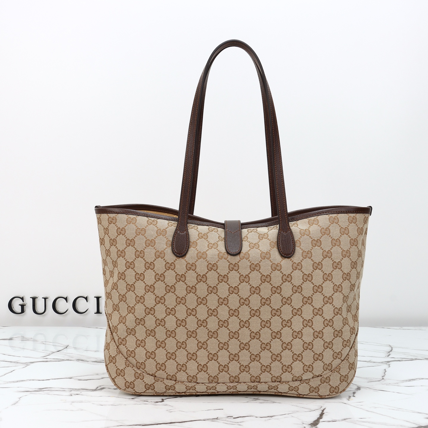 TOP GUCCI Gucci Jackie  Tote bag 45×28×12cm - Brown