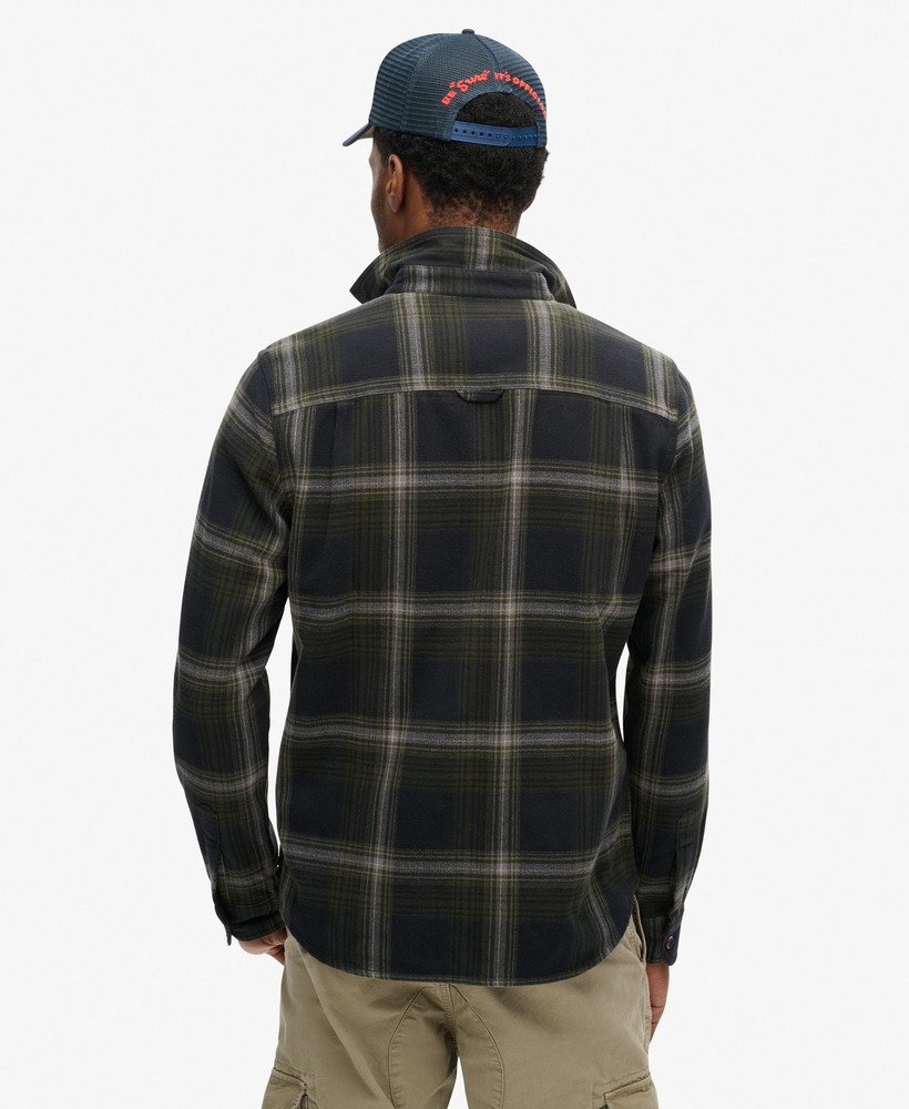 Vintage Check Overshirt | Boseman Check Black