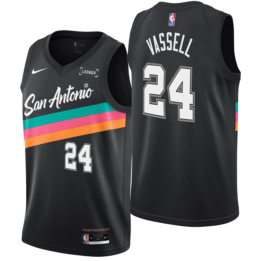San Antonio Spurs Men's 2025-2026 City Edition #24 Devin Vassell Swingman Jersey - Black