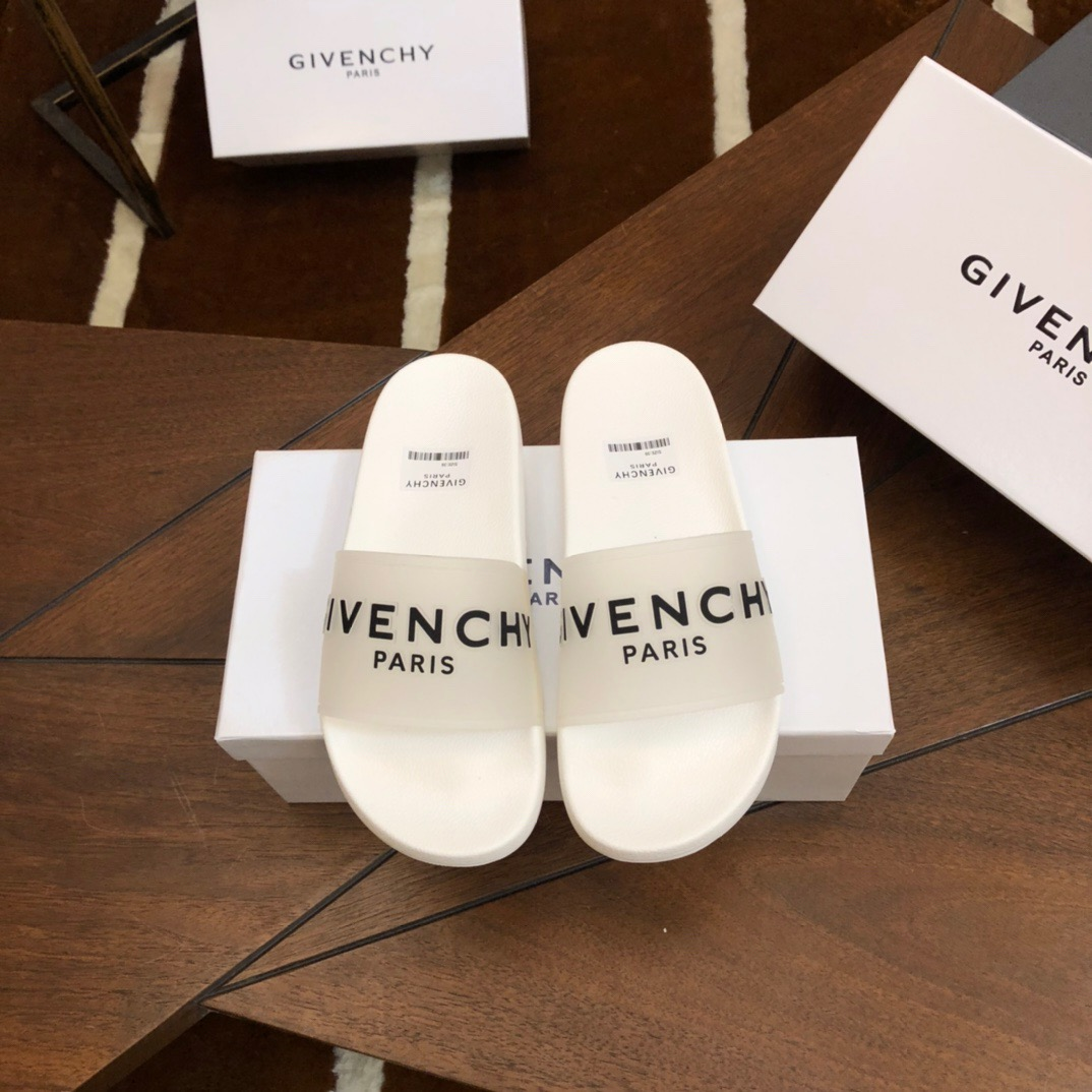 Givenchy Rubber Logo flip-flops Slide Sandal(Replica)