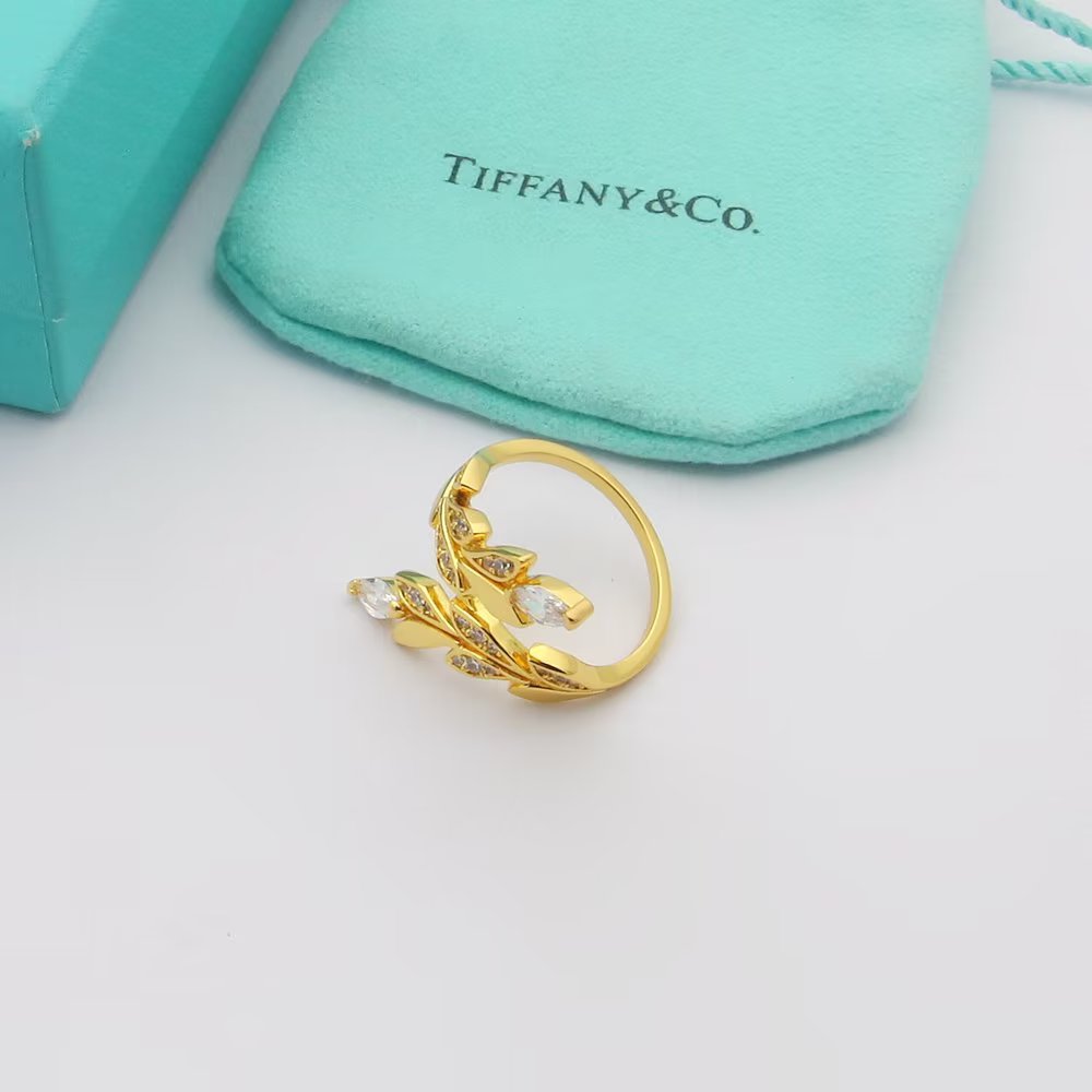 TOP Tiffany and Co. Paper Flowers Ring-3 Colors