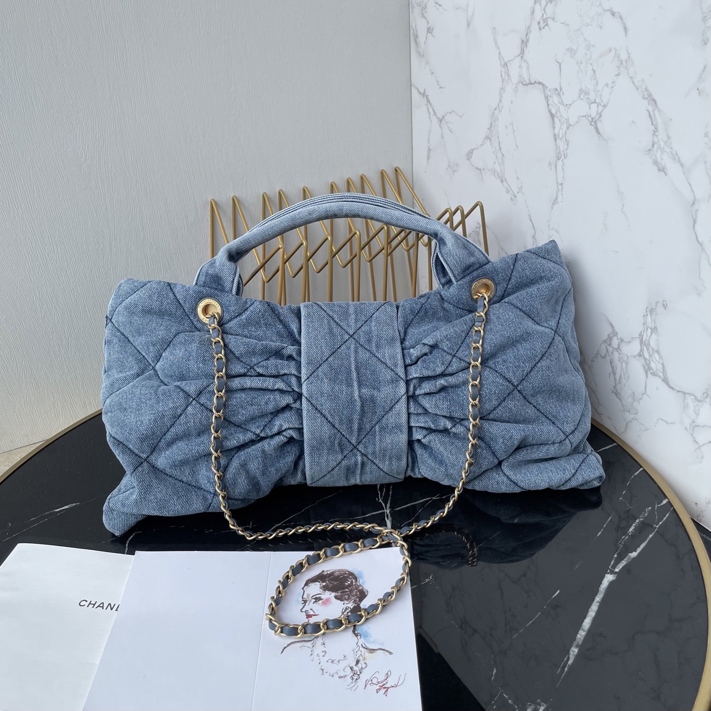 TOP CHANEL Bow Bag 29x38x5cm - 4 Color