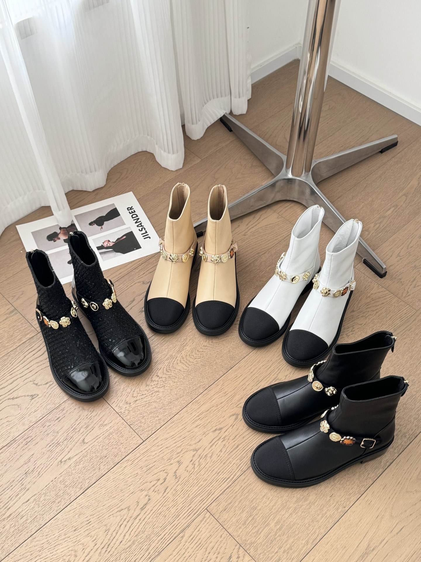 TOP CHANEL Short Boots - 4 Color