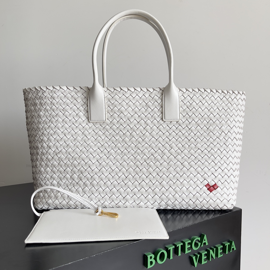 TOP Bottega Veneta BV Large Cabat Bags 51*18*28 cm - White