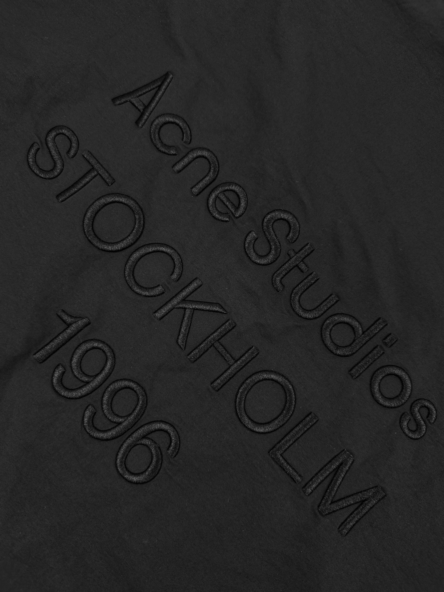 Acne Studios 1996刺绣徽标外套