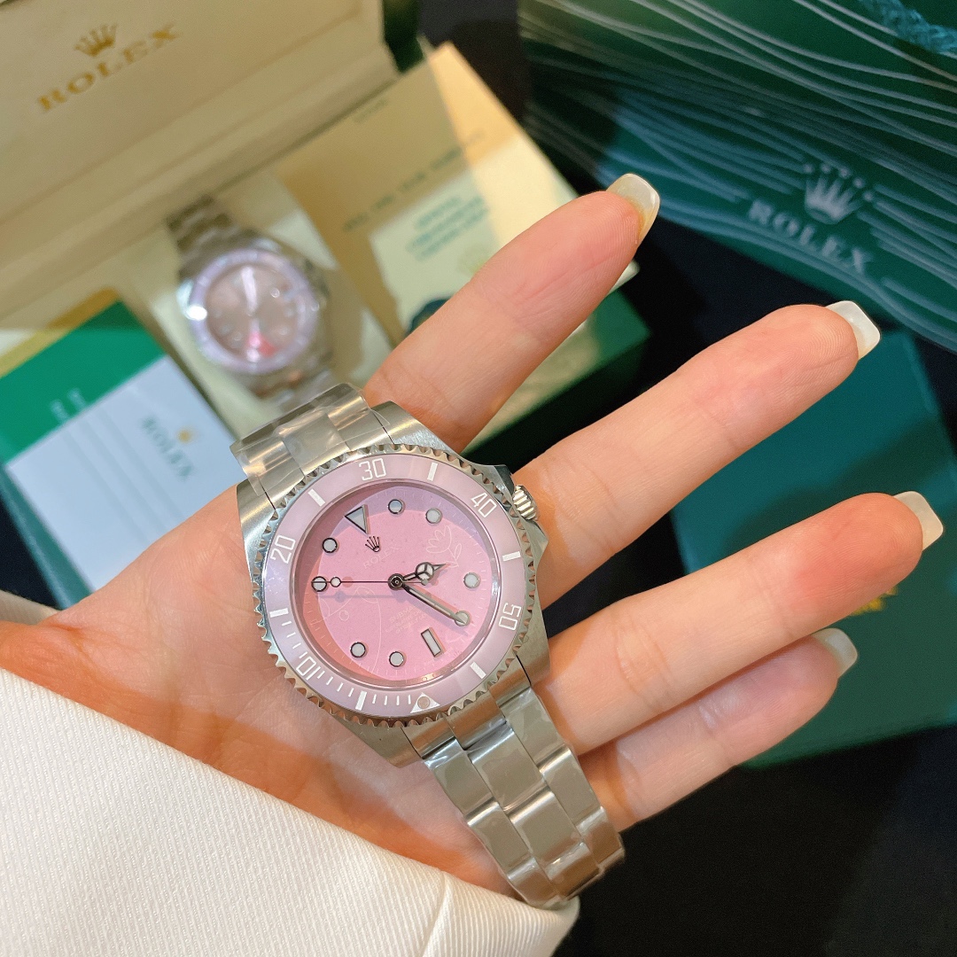 TOP ROLEX Rolex Watch 35mm  - Silver