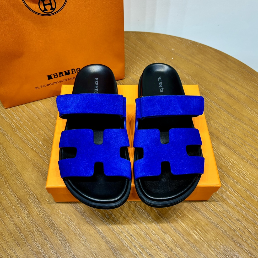 Hermès Chypre leather sandals （Replica）