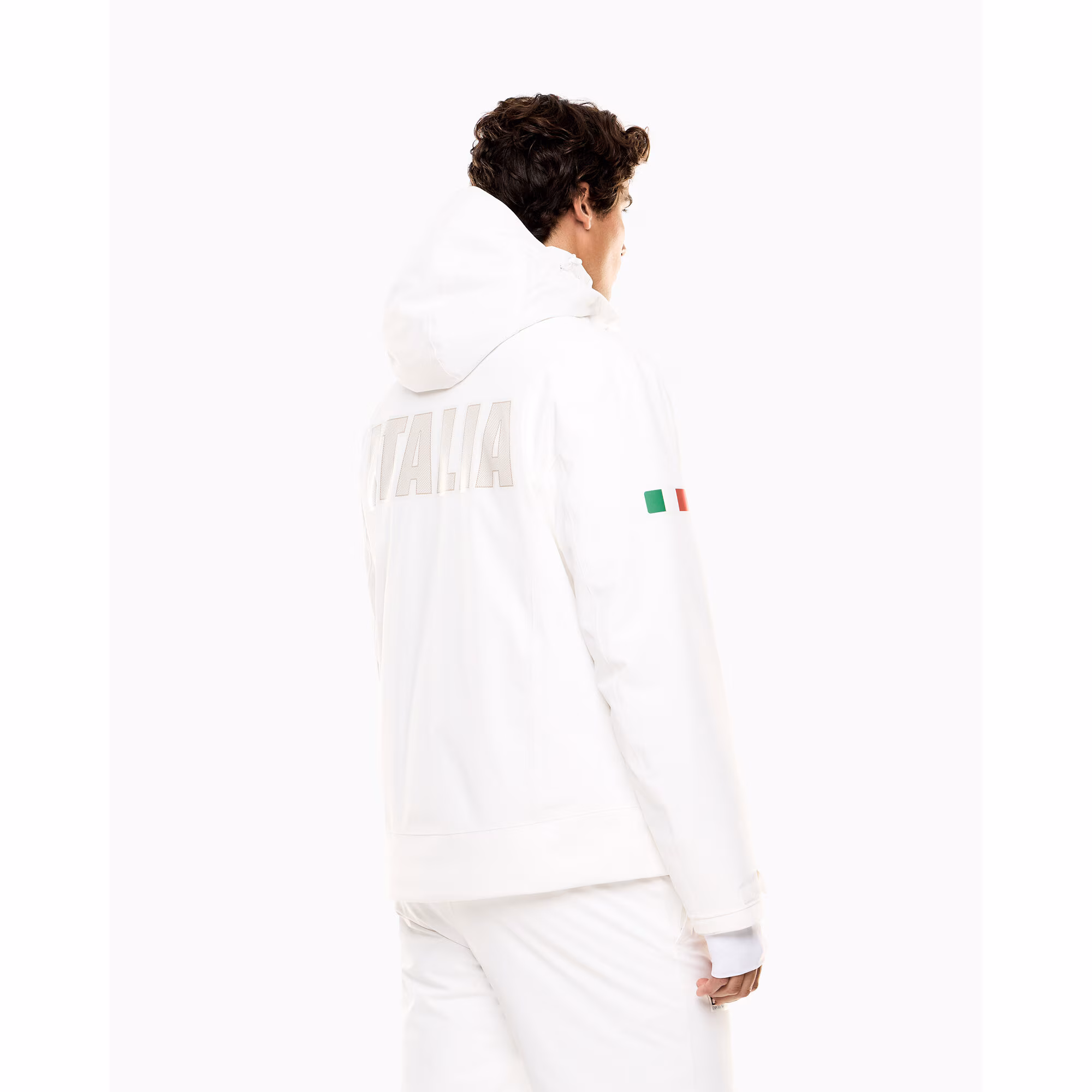 Team Italy EA7 Emporio Armani Ski Jacket - White