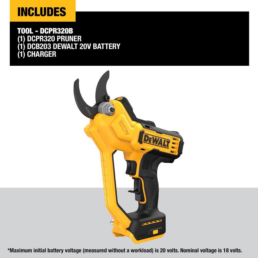 20V MAX Cordless Battery Powered Pruner Kit with (1) 2 Ah Battery & Charger