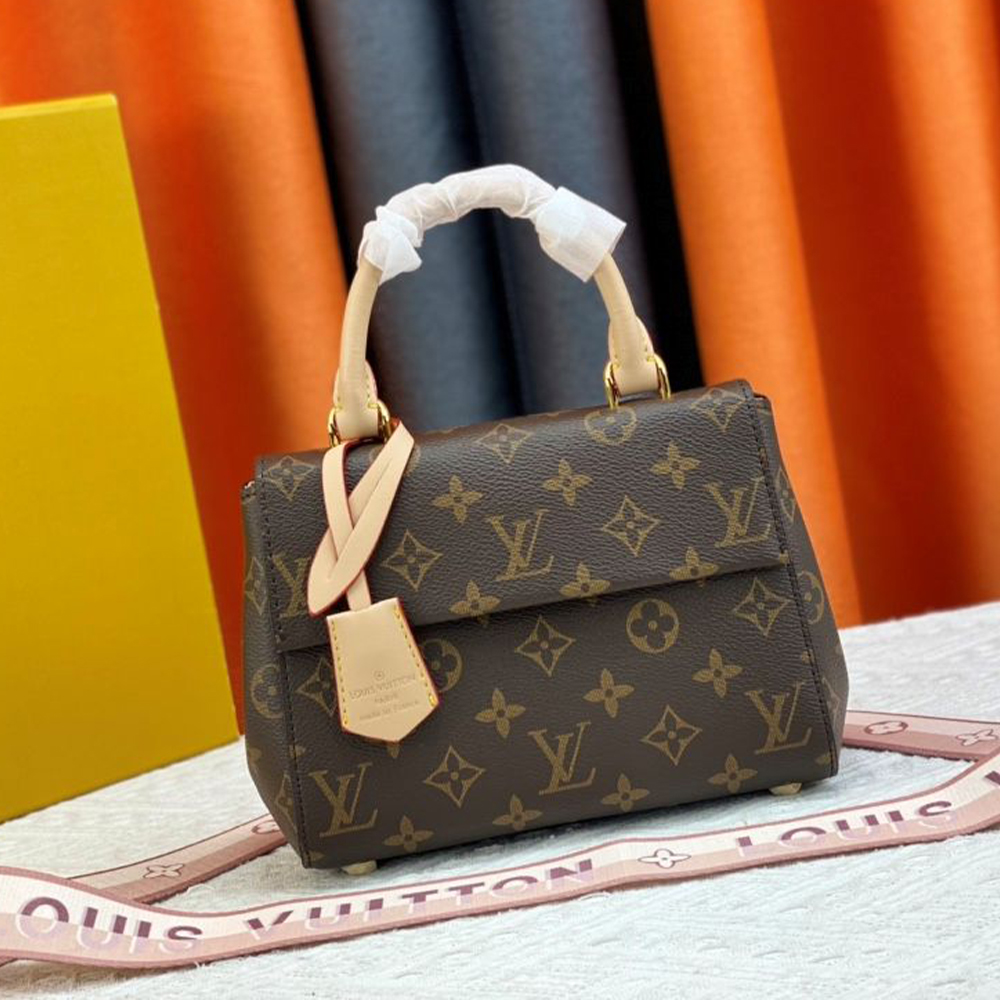 Louis Vuitton LV Cluny Leather Shoulder Crossbody Bag M46055&M46054 (10A Mirror Version)