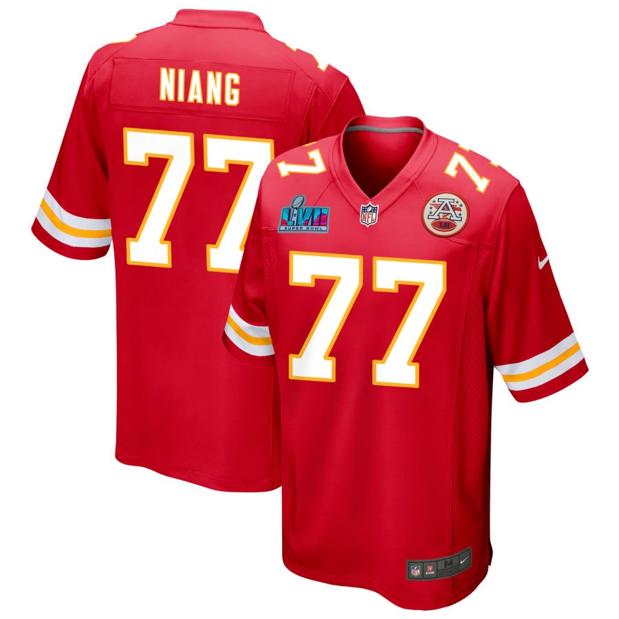 Lucas Niang Kansas City Chiefs  Super Bowl LVII Game Jersey - Red