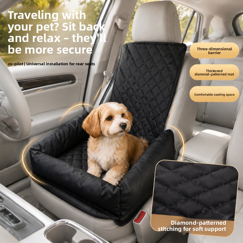 Thickened car pet mat, leather car pet mat for the passenger seat, waterproof dog car mat - PawPro UK