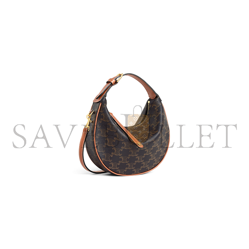 CELINE TEEN CELINE LULU IN TRIOMPHE CANVAS AND CALFSKIN 120722FQM.04LU (24*21*5cm)