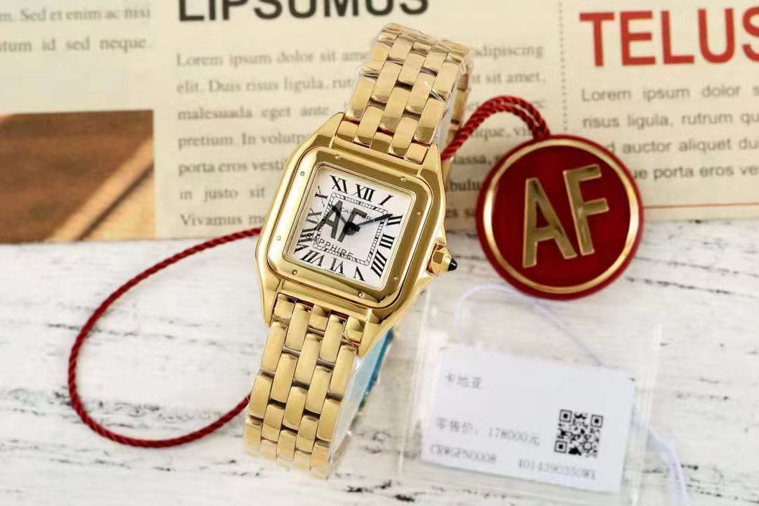 TOP Cartier Watch  - Gold