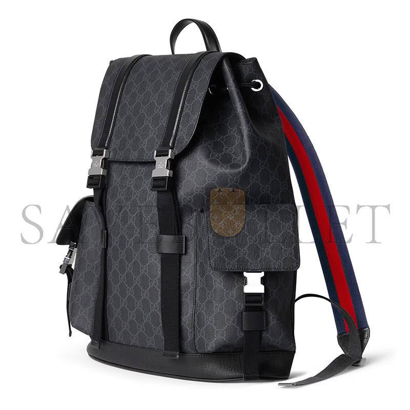 GUCCI GG BLACK LARGE BACKPACK 792080 (46*35*12cm)