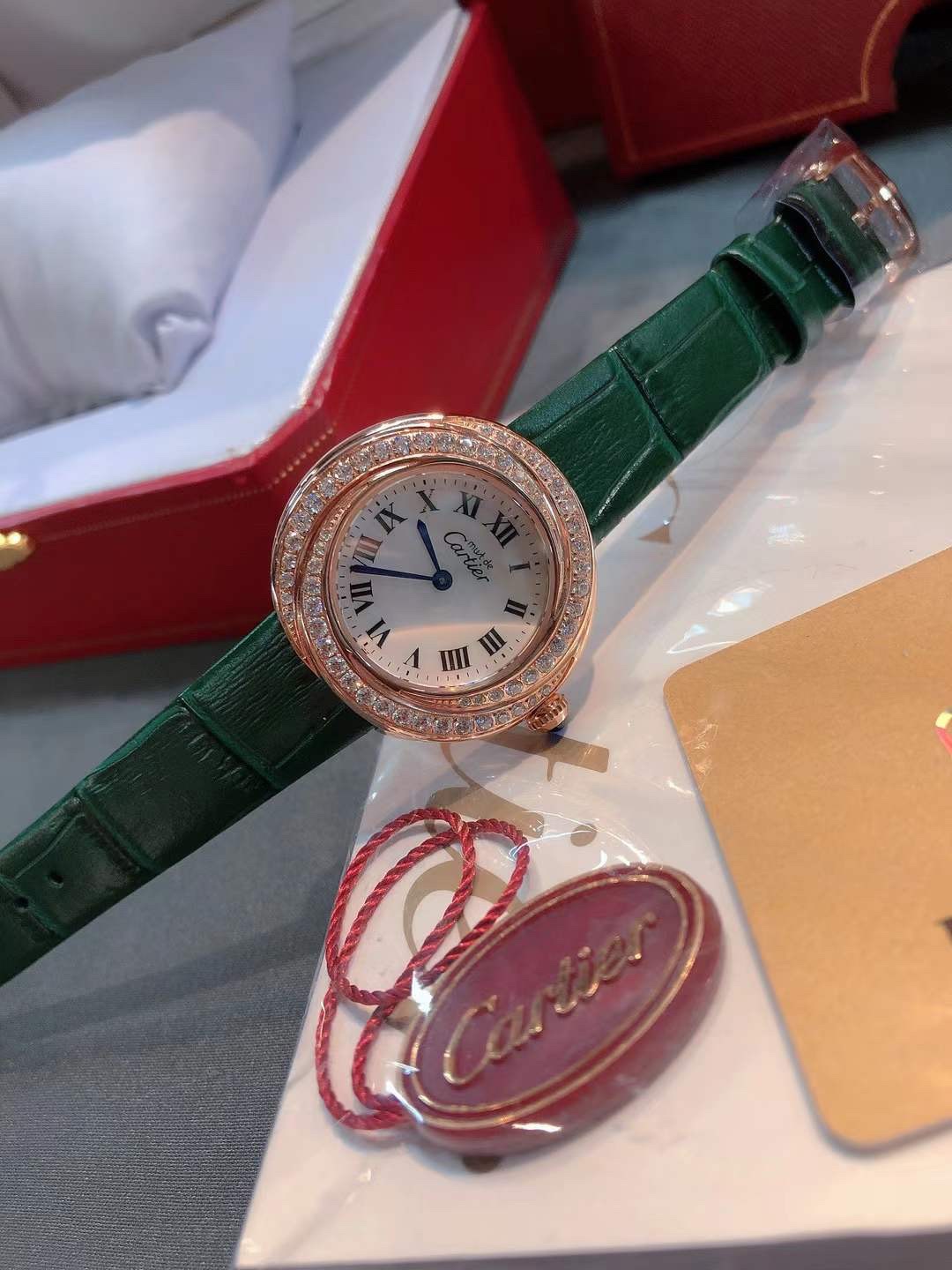 TOP Cartier Trinity Watch 32mm - Green