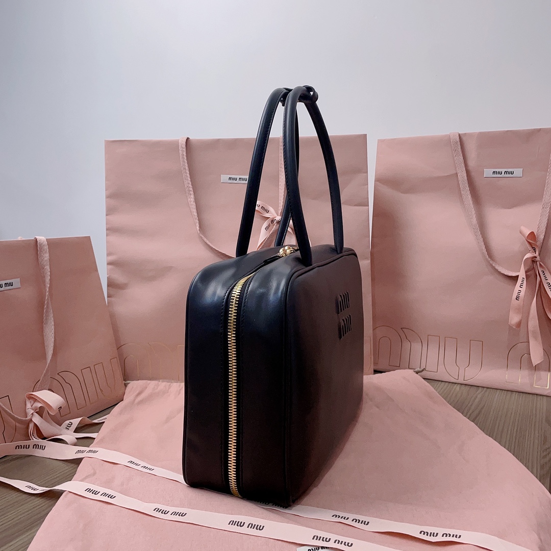 TOP Miu Miu Briefcase Calfskin 34x23x12cm - 2 Color