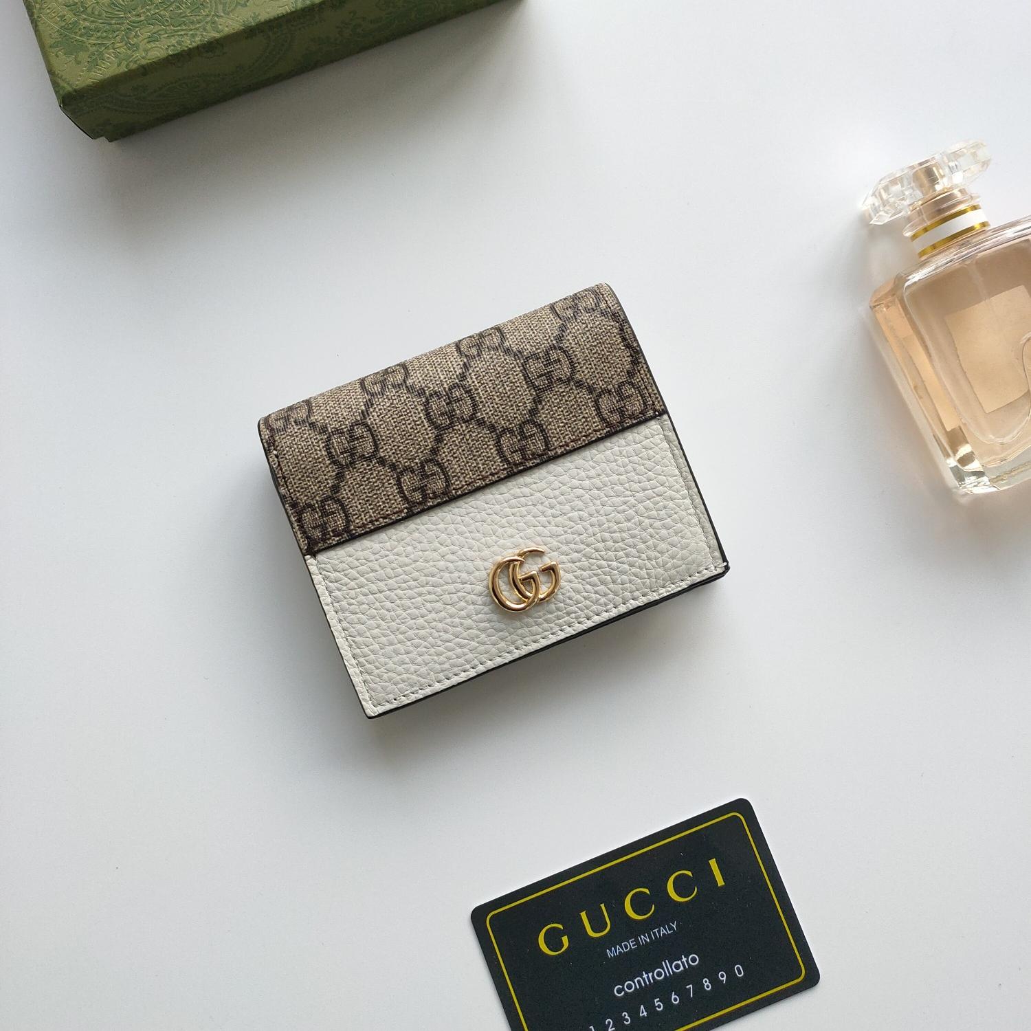 Gucci Unisex GG Marmont Card Case Wallet(Replica)